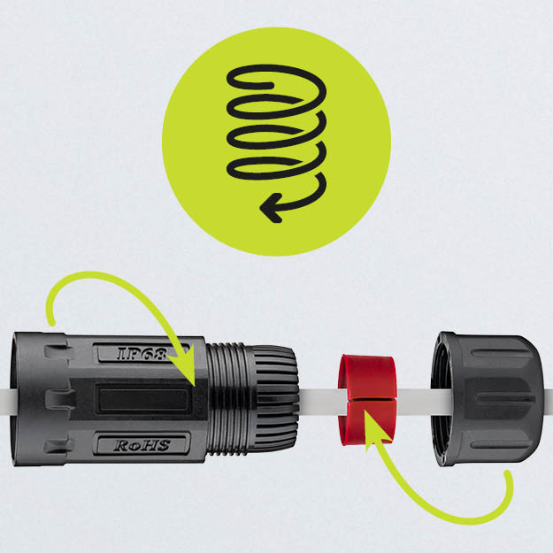 goobay Outdoor RJ45 Verbinder IP68 Cat 6 STP – Detail 4