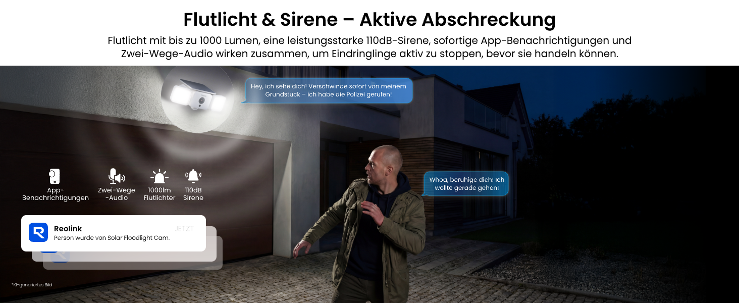 Reolink Solar Floodlight Cam 2K Flutlicht-Kamera mit Solarpanel – Detail 9