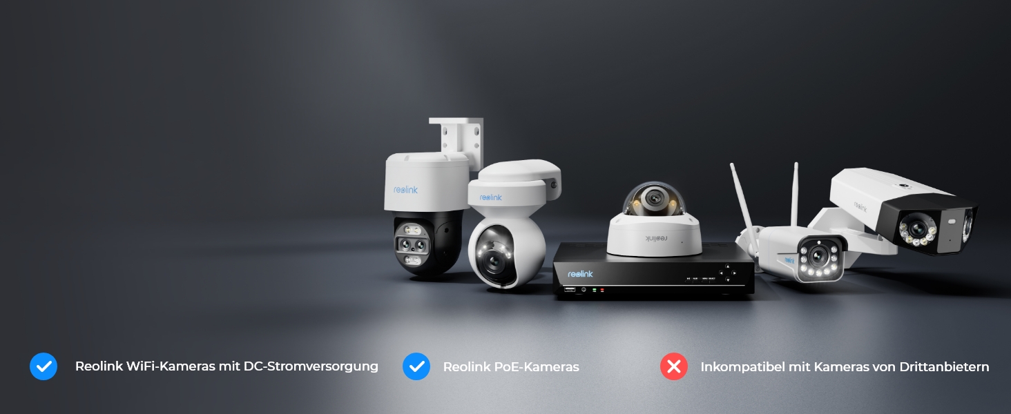 Reolink RLK8-800V4 4K PoE Dome Überwachungsset mit vier Kameras – Detail 2