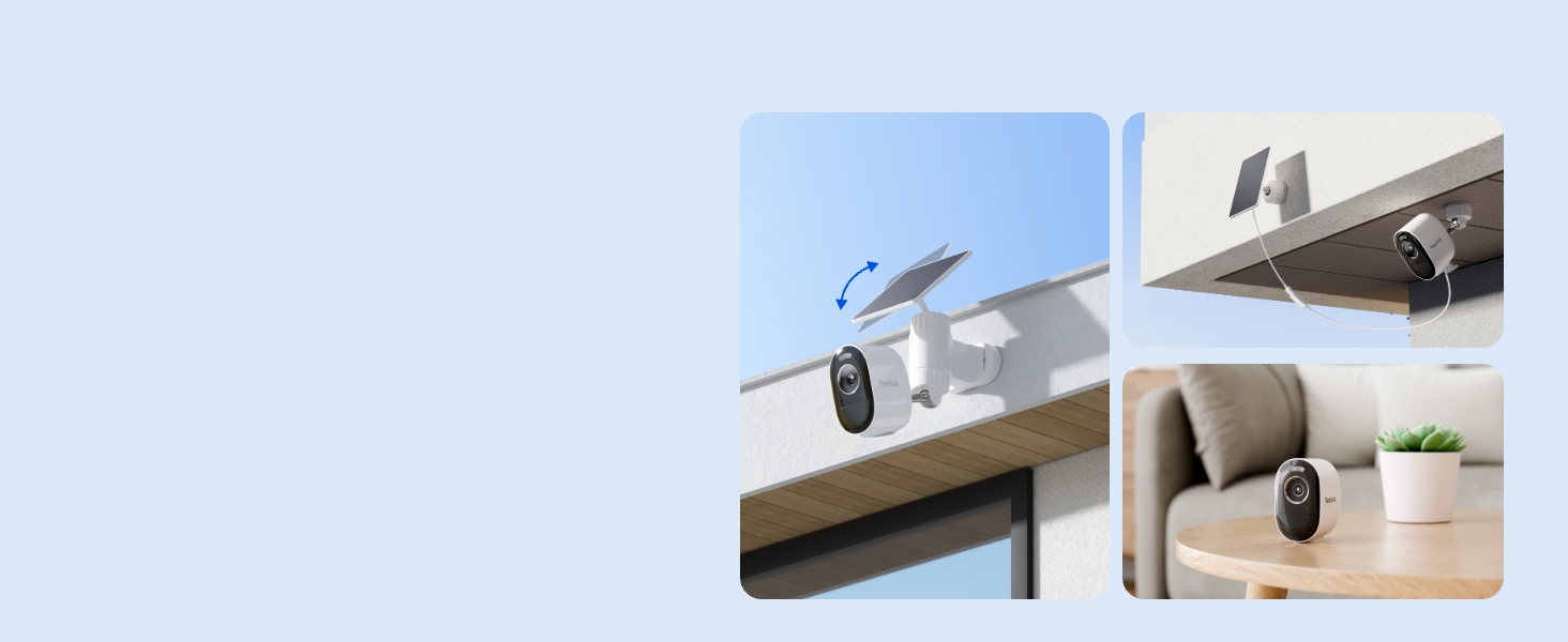 Reolink Home Hub Mini mit zwei Argus 3 Pro Solar-Überwachungskameras – Detail 6