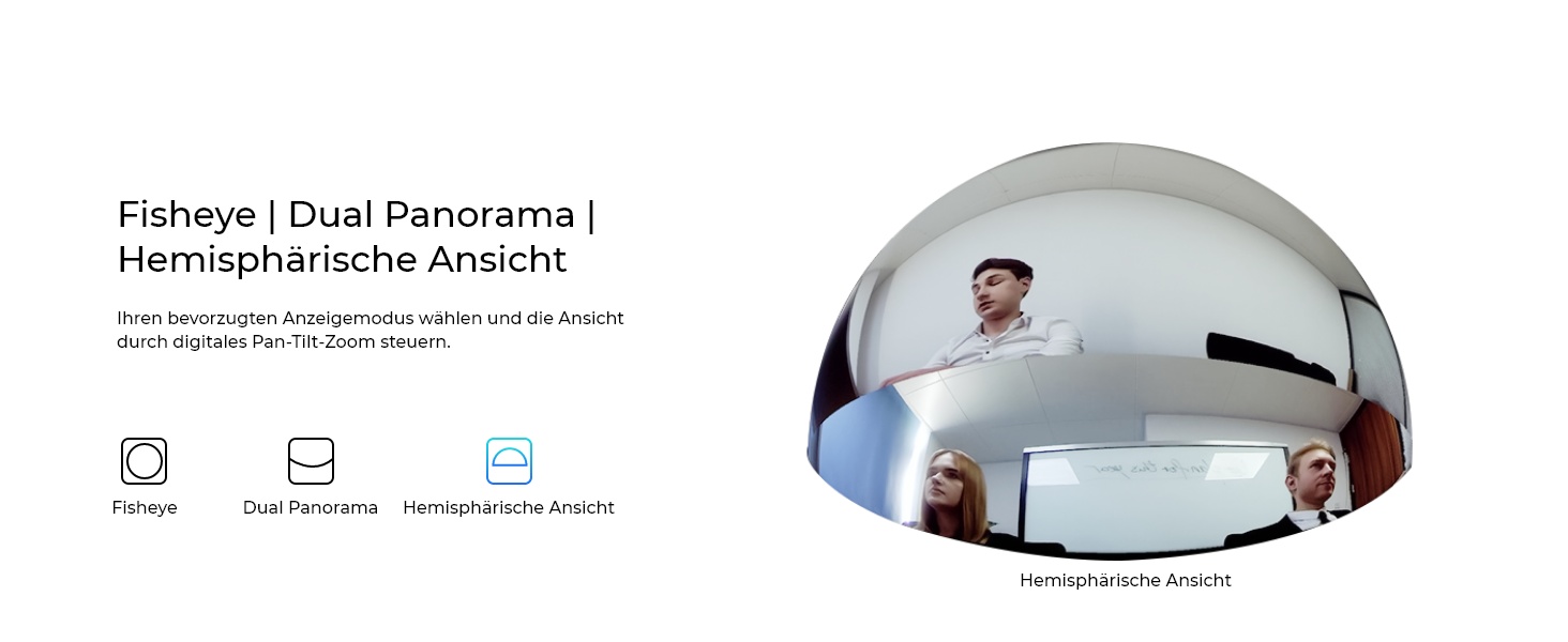 Reolink FE-W WLAN-Fisheye-Kamera Innen mit 360°-Panoramaansicht – Detail 5