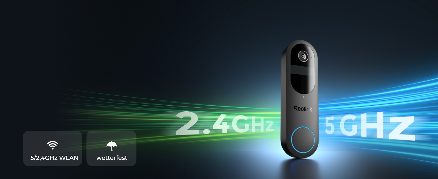 Reolink Video Doorbell Akku-Türklingel mit 1:1-Kamera für Haustüren – Detail 6