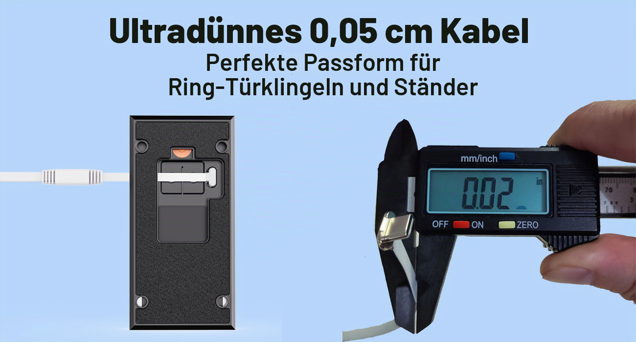LIFEMOI Solarpanel mit Akku für Ring Battery Doorbell – Detail 2