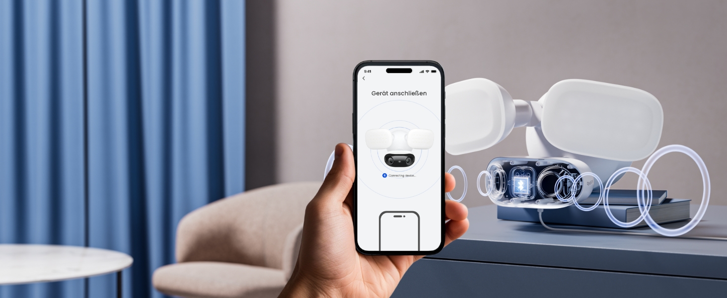 Reolink Elite Floodlight WiFi Flutlichtkamera mit 180°-Panorama – Detail 10