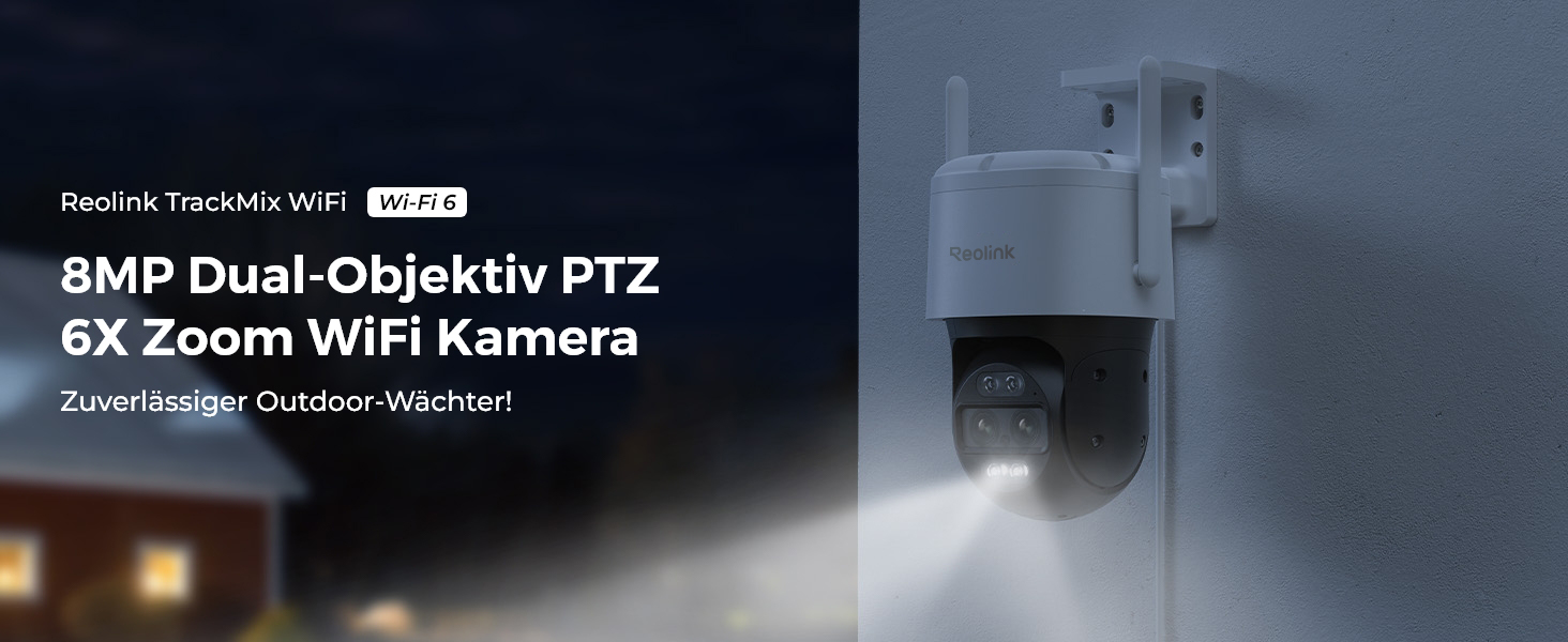 Reolink RLN12W Set mit zwei TrackMix WiFi PTZ-Kameras und NVR – Detail 1