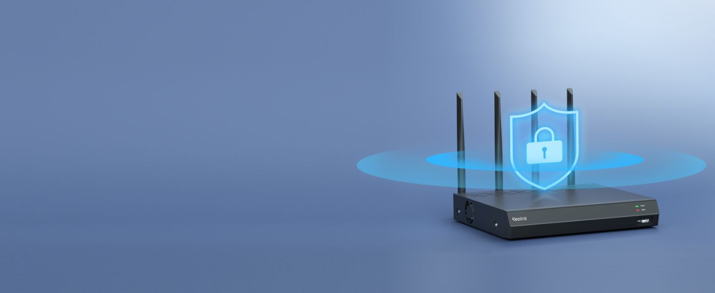 Reolink WLAN NVR RLN12W 12-Kanal mit integrierter 2 TB Festplatte – Detail 6