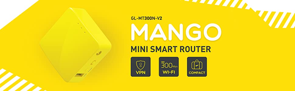 GL.iNet GL-MT300N-V2 Mango Mini-Reise-Router – Detail 1