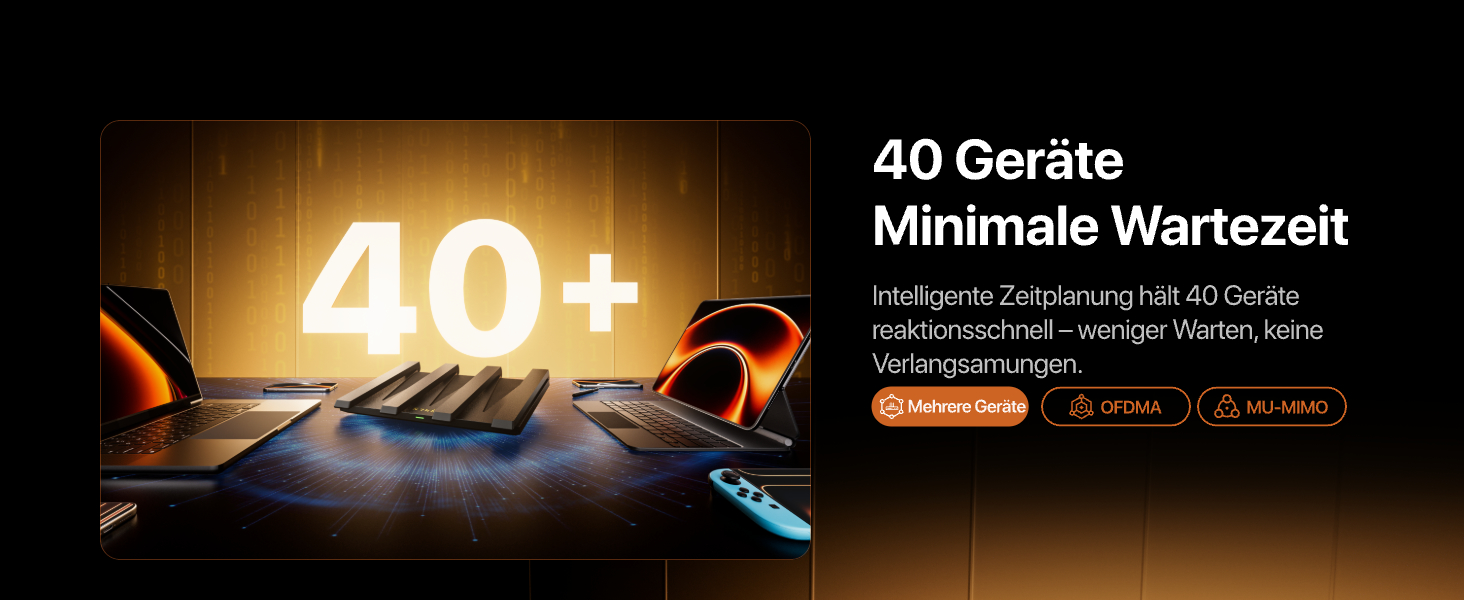 Tenda AX12 Pro Wi-Fi 6 Router mit klappbaren Antennen – Detail 4