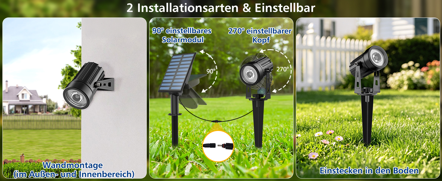 T-SUNUS Solarstrahler gelb für den Aussenbereich Garten – Detail 5