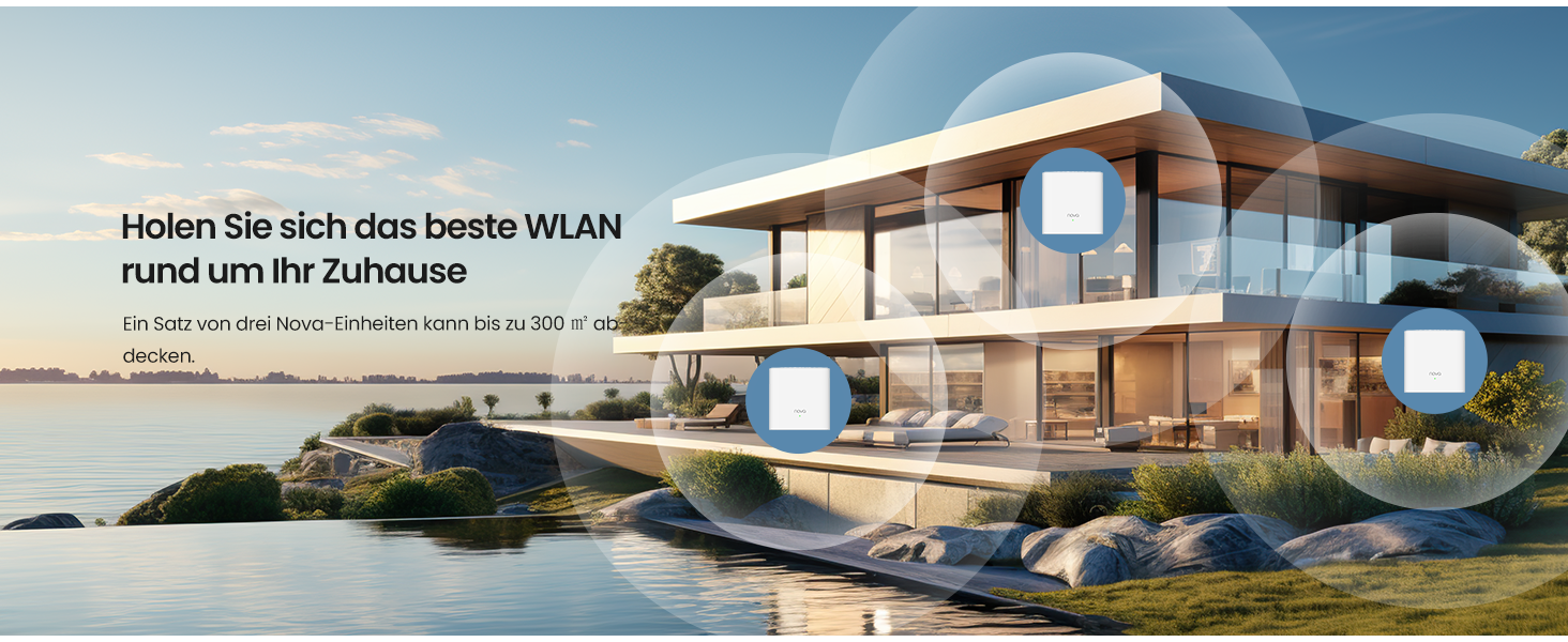Tenda Nova MX3 Wi-Fi 6 Mesh-System 3er-Pack – Detail 4