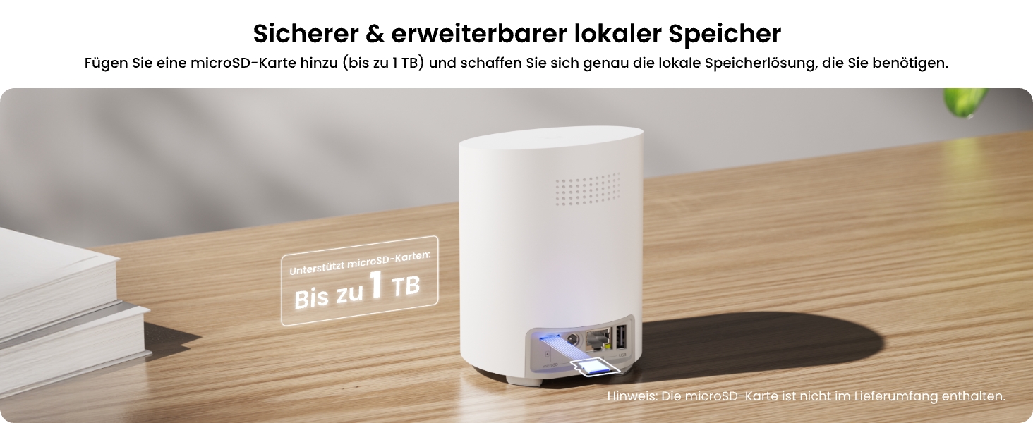 Reolink Home Hub Mini mit zwei Argus PT Solar-Akku-Kameras – Detail 4