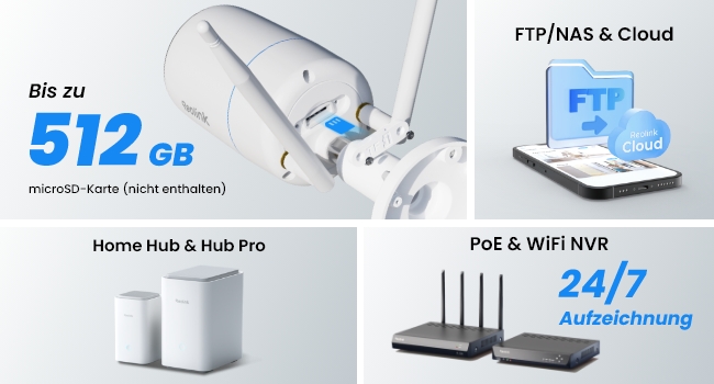 Reolink RLC-810WA 4K WLAN-Überwachungskamera mit Metallgehäuse – Detail 4