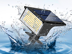 kolpop Solarstrahler für Aussen mit 77 LEDs in Warmweiss – Detail 8