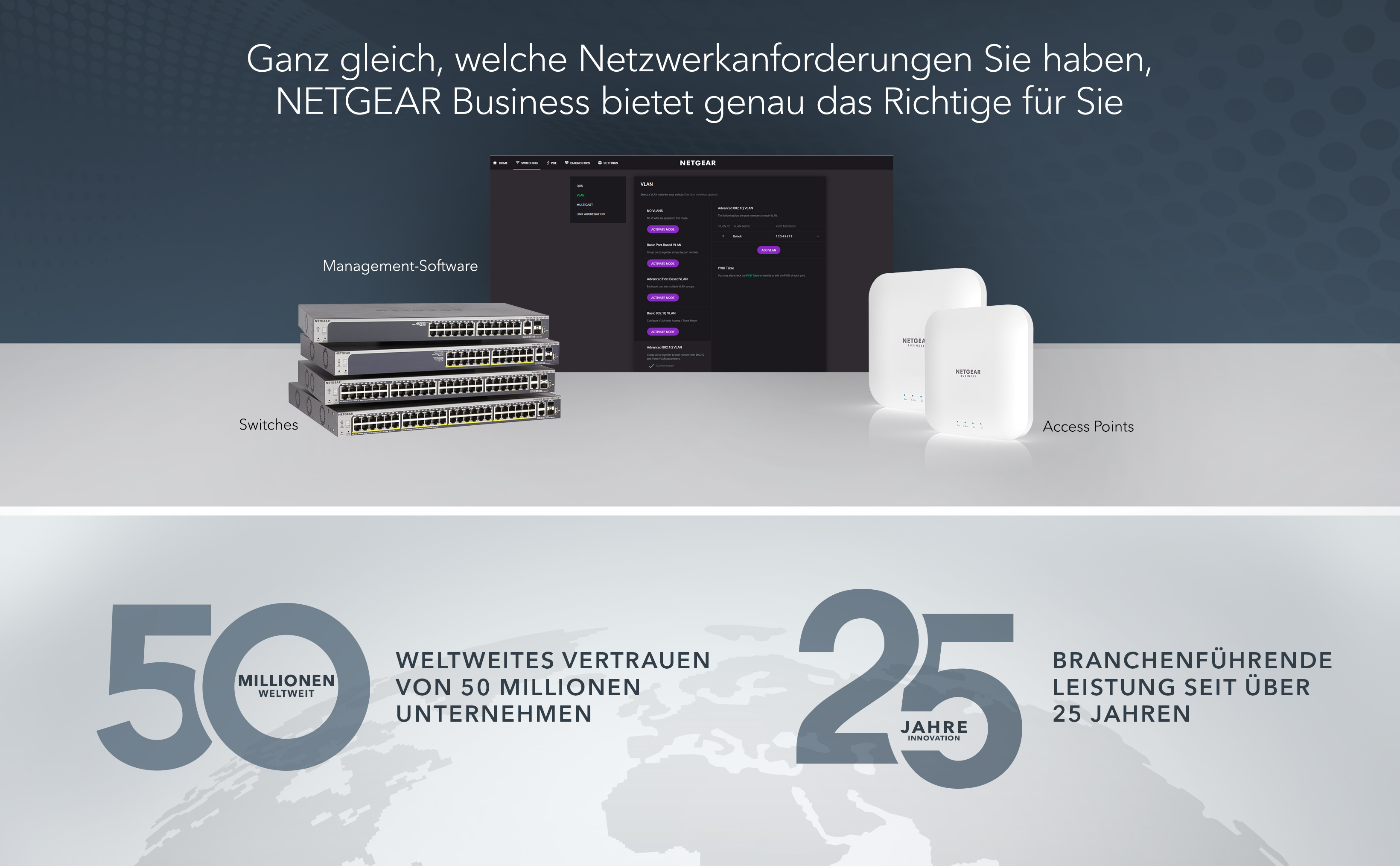 NETGEAR GS305P PoE+ Switch mit 5 Ports – Detail 1