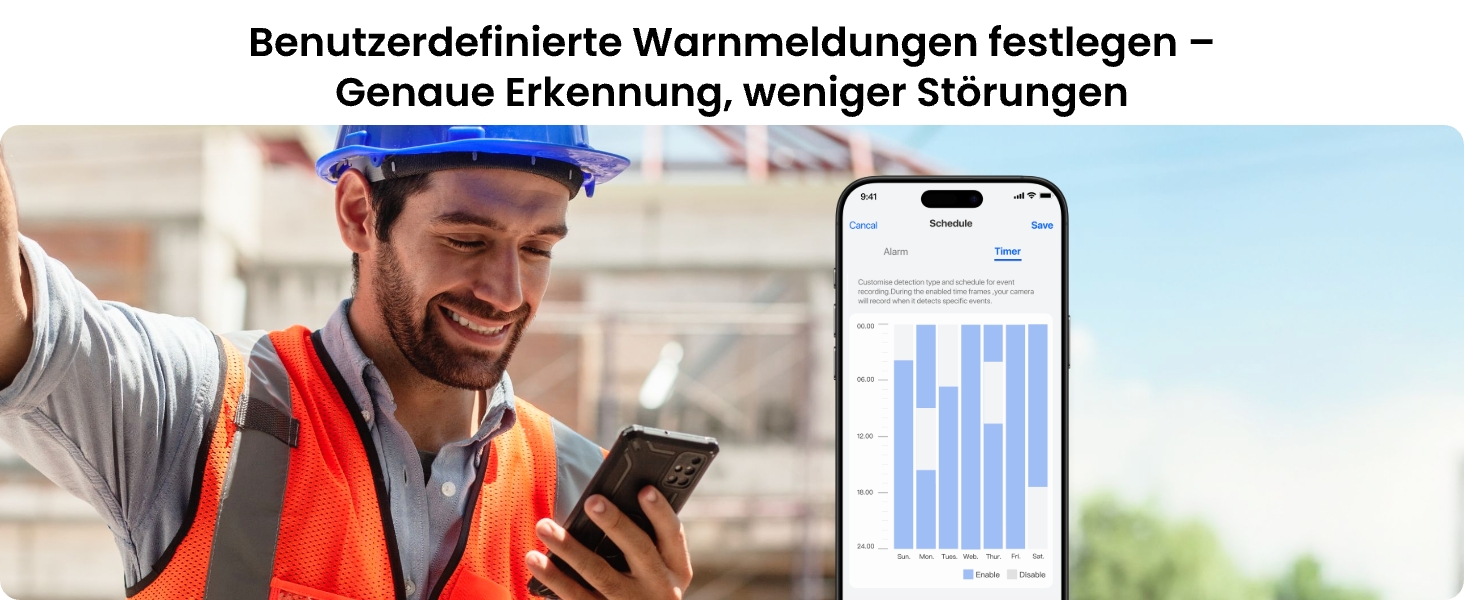 Reolink RLC-520A 5MP PoE-Kamera Aussen in Weiss und Schwarz – Detail 5