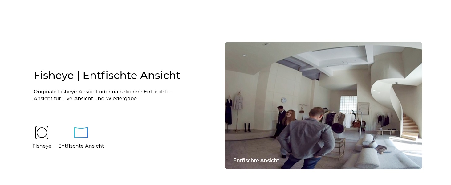 Reolink FE-W WLAN-Fisheye-Kamera Innen mit 360°-Panoramaansicht – Detail 4