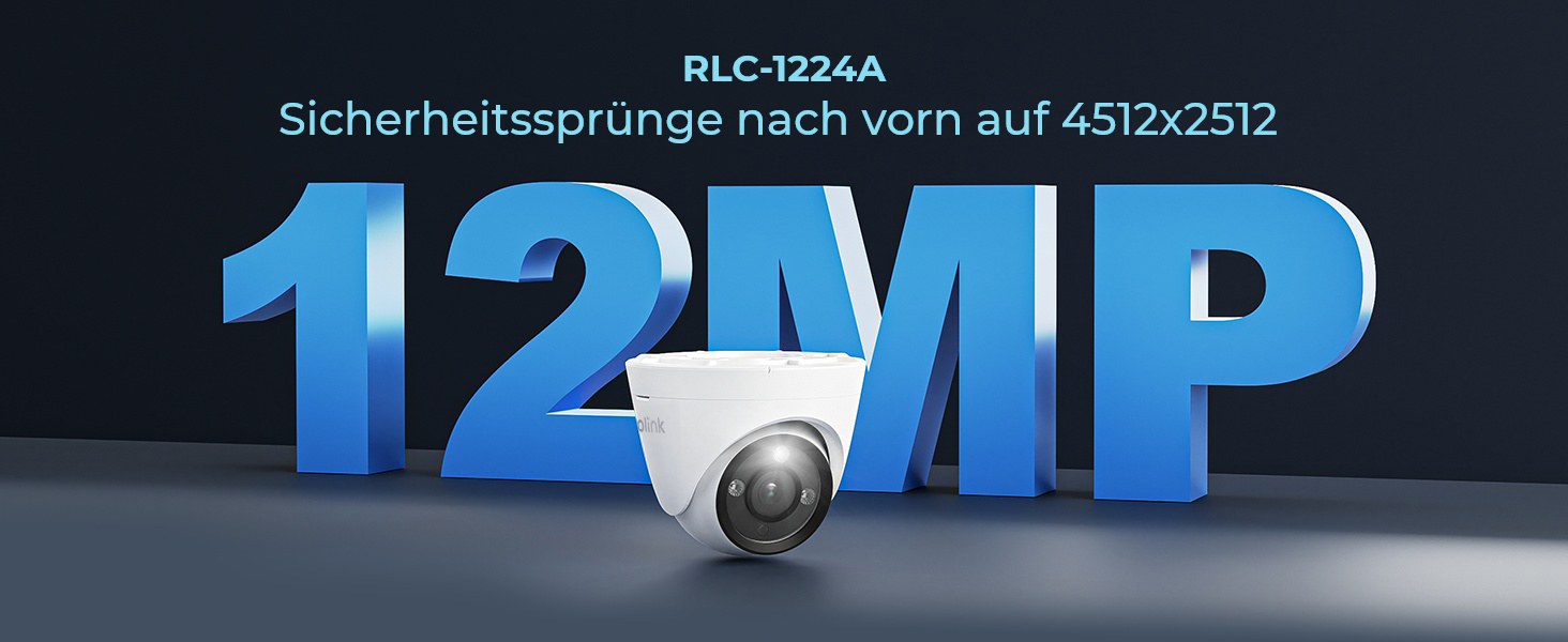 Reolink RLC-1224A 12-MP-PoE-Überwachungskamera für Aussen – Detail 1