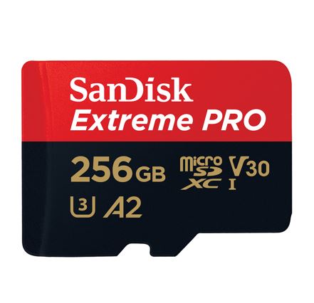 SanDisk Extreme PRO microSDXC Speicherkarte mit A2, U3 und V30 für 4K-Video – Detail 1