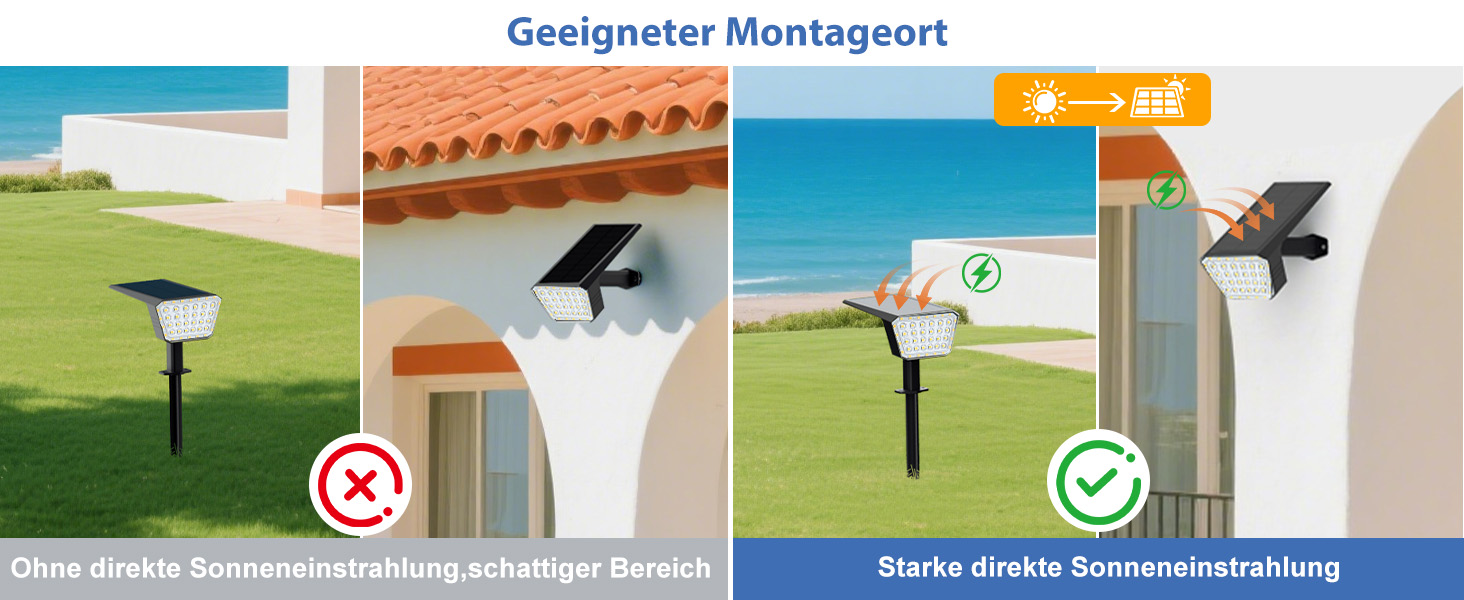 FIFlying Solarstrahler Aussen IP67, 2 oder 4 Stück, Warmweiss oder Kaltweiss – Detail 6