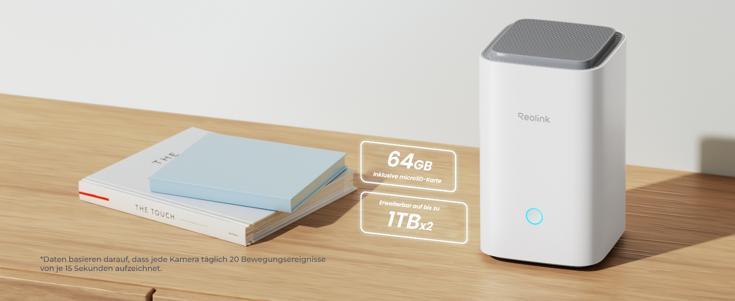 Reolink Home Hub mit zwei Argus 3 Ultra Akku-Überwachungskameras – Detail 10