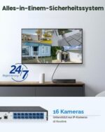Reolink 6er-Set RLC-811A mit NVR RLN16-410 und 4 TB Festplatte