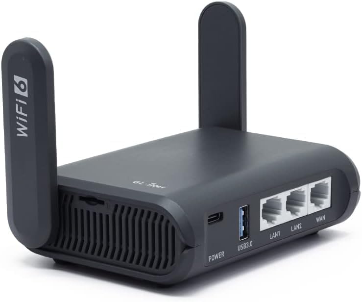 GL.iNet Slate AX Wi-Fi 6 Reiserouter mit VPN