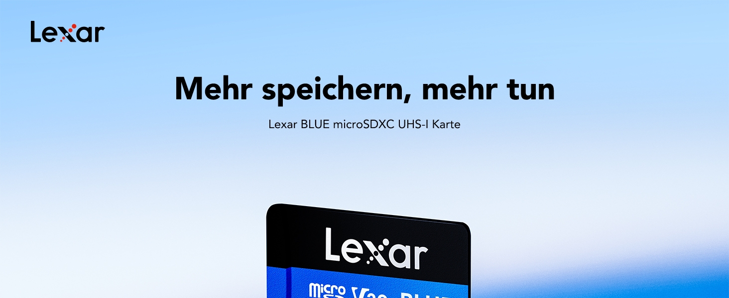 Lexar Blue microSDXC 512 GB mit A2 und V30 für Video und Apps – Detail 1