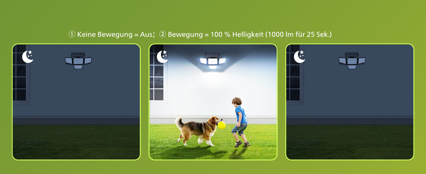 Philips Solarlampe Aussen mit Bewegungsmelder und Fernbedienung, 196 LED – Detail 5