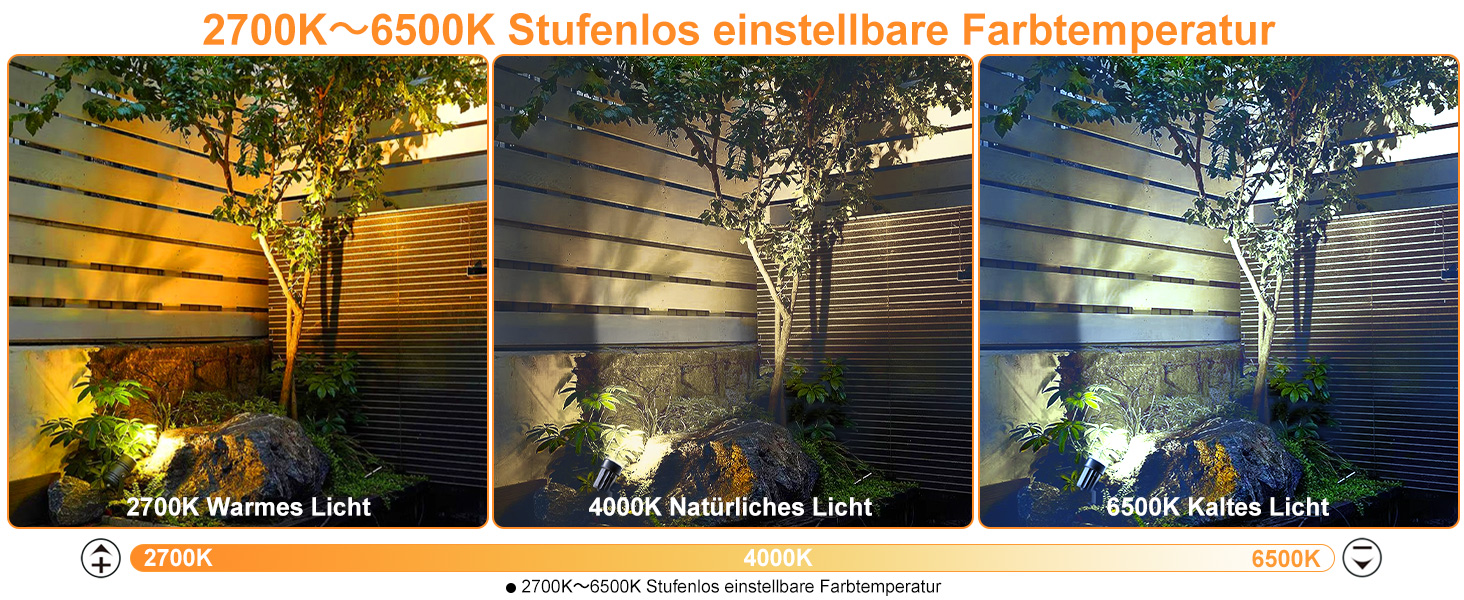 MEIKEE Solar Gartenstrahler mit Fernbedienung IP66, 3 oder 6 Stück – Detail 5