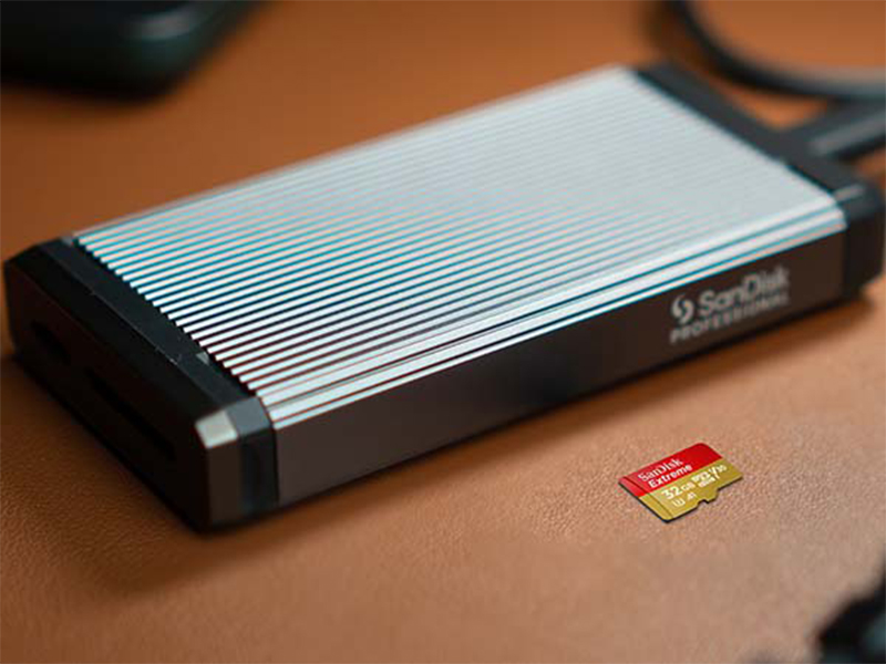 SanDisk Extreme microSD Speicherkarte mit U3 und V30 für Action-Kameras – Detail 3