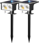 btfarm Solarlampe mit Bewegungsmelder für Aussen