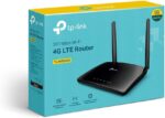 TP-Link TL-MR6400 4G LTE Router mit Antennen und SIM-Kartensteckplatz