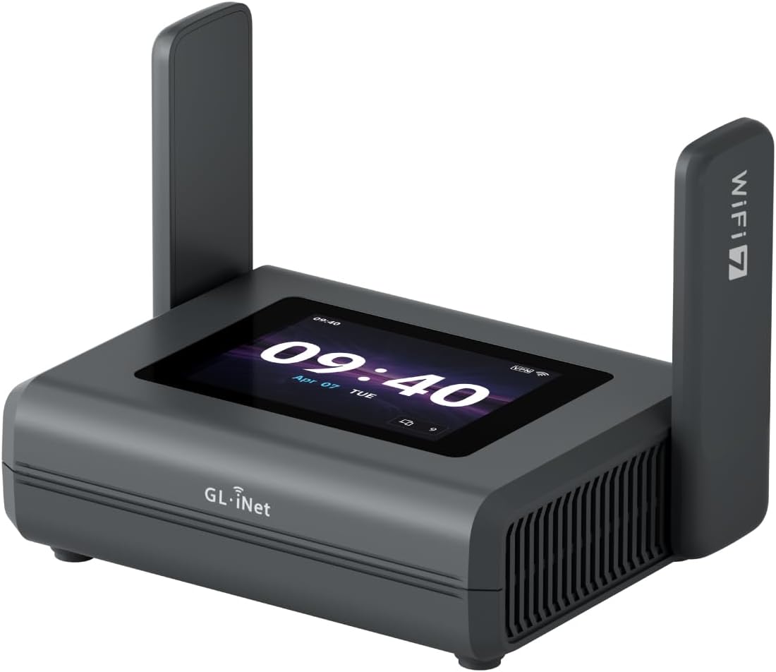 GL.iNet Slate 7 Pro (GL-BE10000) Reiserouter schwarz