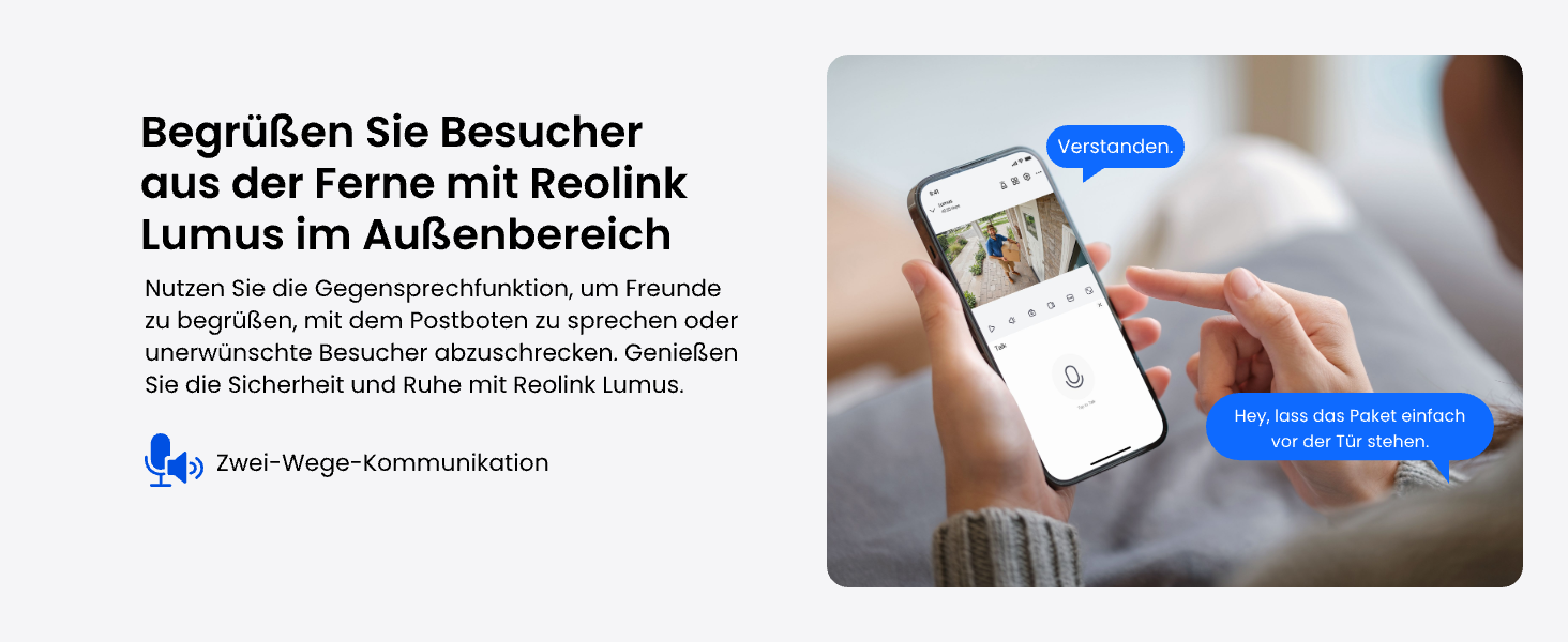 Reolink Home Hub Mini mit zwei Lumus 2K Überwachungskameras für Aussen – Detail 5