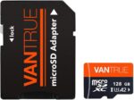 VANTRUE microSD-Karte 128 GB mit Adapter