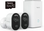 Reolink Home Hub mit zwei Argus 3 Ultra Akku-Überwachungskameras