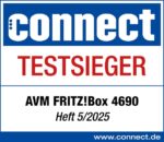 FRITZ!Box 4690 WLAN-Mesh-Router weiss/rot