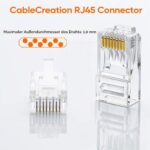 CableCreation Cat6 RJ45 Crimpstecker 100 Stück