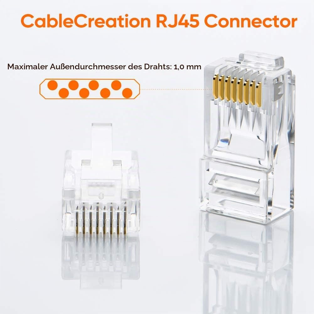 CableCreation Bild 1 CableCreation Cat6 RJ45 Crimpstecker 100 Stück