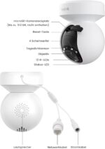 Reolink E1 Outdoor PTZ-Überwachungskamera Aussen in Weiss