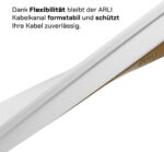 ARLI selbstklebender Kabelkanal in Weiss