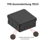 TEMOLink IP65 Abzweigdose 88 x 88 mm