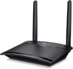 TP-Link TL-MR100 4G LTE Router mit Antennen und SIM-Kartensteckplatz
