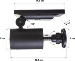 Maclean Kamera-Attrappe Solar IP44