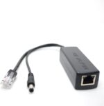 DSLRKIT Gigabit PoE-Splitter 48 V auf 12 V, schwarz