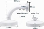 WiTi BK05D Wandhalterung für Dome-Kameras aus Metall