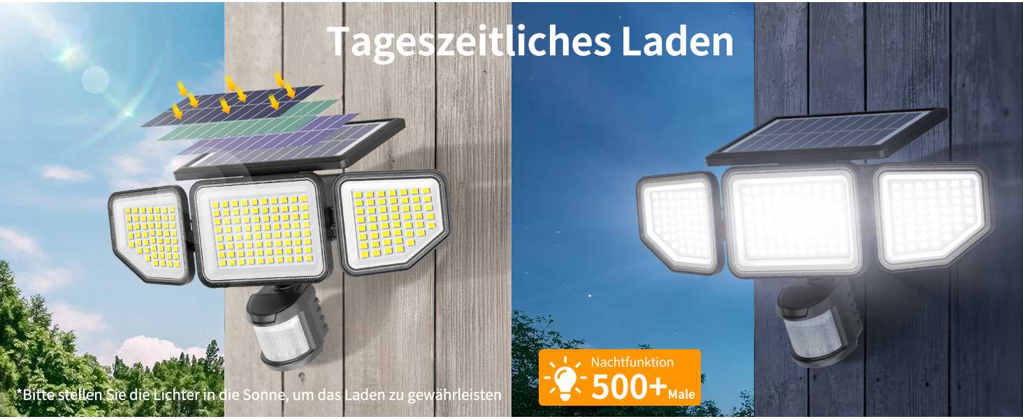 Onforu Solar-Strahler mit Bewegungsmelder und Fernbedienung – Detail 6