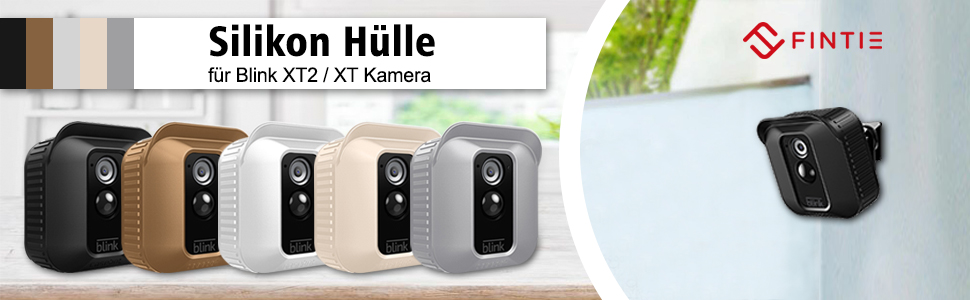 CASEBOT Silikon-Schutzhülle für Blink XT2 / XT, 3er Set Weiss – Detail 1