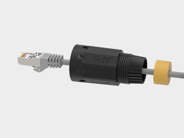 FGB Cat7 RJ45 Kupplung wasserdicht, Dreierpack – Detail 4