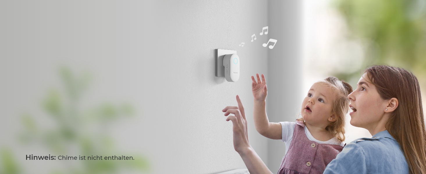 Reolink Video Doorbell Akku-Türklingel mit 1:1-Kamera für Haustüren – Detail 2